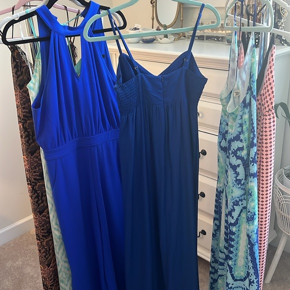 Blue formal maxi dress - Picture 2 of 3